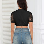 Nadorine Dirndl Blouse Women's Lace Dirndl Blouses (DE Only)