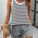 Nadorine Crochet Sleeveless Sweater Vest