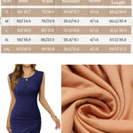 Nadorine Summer Dress Sleeveless Bodycon Mini Dress (DE Only)
