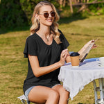 Zeagoo Women's T-Shirt Summer Short Sleeve Shirt (DE Only)