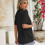 Nadorine Short Sleeve Crochet Cardigan