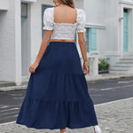 Nadorine Rock Damen Elegant Hohe Taille Skirt (DE Only)