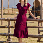 Zeagoo Women's Summer Maxi Dress Casual A Line Beach Dress (DE Only)