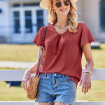 Zeagoo Women's T-Shirt Summer Short Sleeve Shirt (DE Only)