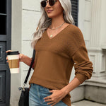 Nadorine Pullover Women's Ribbed Knit Jumper (DE Only)
