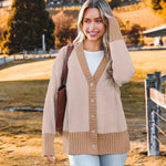 Nadorine Women's Open Front Oversized Soft Knit Sweater Cardigan