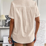 Nadorine Women Linen Button Down Shirt