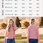 Nadorine Women's Crew Neck Cropped Sweater Long Sleeve Knit Tops