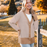 Nadorine Women's Open Front Oversized Soft Knit Sweater Cardigan