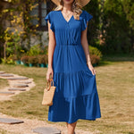Zeagoo Women's Summer Maxi Dress Casual A Line Beach Dress (DE Only)