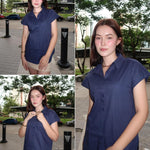 Nadorine Women's Blouse Casual Short Sleeve Shirt (DE Only)