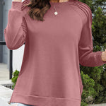 Zeagoo Womens Crewneck Sweatshirt Long Sleeve Tunic Tops