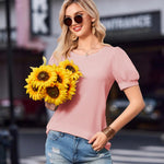 Zeagoo Women's T-Shirt Crew Neck Short Sleeve Tops (DE Only)