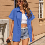 Nadorine Women's Blouse Short Sleeve Shirts (DE Only)