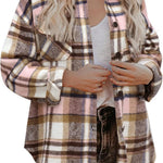 Nadorine Women's Checked Shirt-Jacket