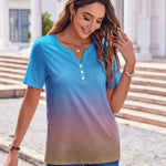 Zeagoo Womens Casual Short Sleeve V Neck Shirts