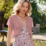 Nadorine Bolero Chiffon Festive Short Sleeve Bolero Jacket (DE Only)