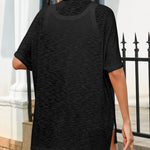 Nadorine 3/4 Sleeve Cardigans Open Front Beach Coverup