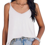 Nadorine Tank Top V-Neck Sleeveless Summer Tops (DE Only)