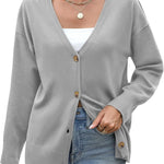 Nadorine Women's Oversized Button Sweaters Open Front Cardigans
