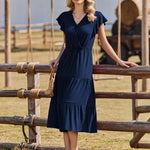 Zeagoo Women's Summer Maxi Dress Casual A Line Beach Dress (DE Only)