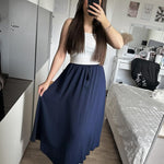 Nadorine Skirt Long Elegant Skirts High Waist Maxi Skirt (DE Only)
