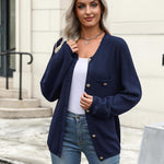 Zeagoo Womens Knit Cardigan Sweaters Button Down Shirts