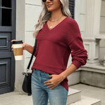 Nadorine Pullover Women's Ribbed Knit Jumper (DE Only)