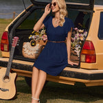 Nadorine Summer Dress Women's Short Sleeve Dresses (DE Only)