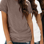Zeagoo Womens 3 Pack T Shirts Basic Short Sleeve Tees