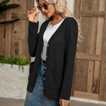 Zeagoo Women's V Neck Button Long Cardigan Sweater
