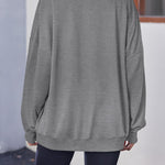 Nadorine  Oversized Sweatshirts Graphic Print Tops