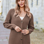 Nadorine Women's Long Knitted Cardigan (DE Only)