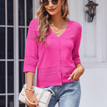 Nadorine 3/4 Sleeve Cropped Cardigan Crochet Shrug