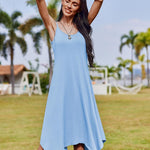 Nadorine Women Midi Dress Bohemian Beach Cover Up Dress