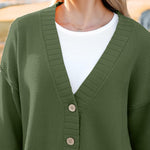 Nadorine Women's Open Front Oversized Soft Knit Sweater Cardigan