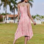 Nadorine Women Midi Dress Bohemian Beach Cover Up Dress