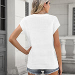 Nadorine Cap Sleeve Sweater Vest Knit Sweater