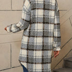 Mila ��� Soft Plaid Lapel Coat