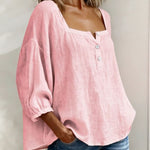 Annika | Stylish Relaxed Button Blouse