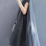 Original Split-Joint With Pocket Denim Dress