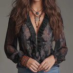 Nuvia | Retro Blouse