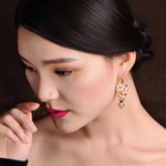 Original Flower Pearl Earrings