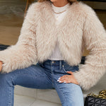 Faux Fur Warm Short Jacket Coat