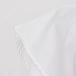 Original Solid Color Irregularity Geometry Blouse Tops