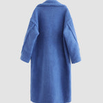 Loose Lamb-wool Coat Teddy Fur Lapel Mid-length Plush Coat