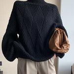 Languid Turtleneck Sweater Women's Pullover Top