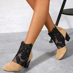 JOLIE��� - Chic Lace Heeled Boots