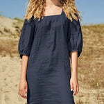 Square Neck Casual Dress