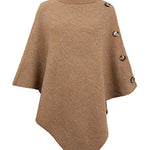 Casual 7 Colors High-Neck Sweater Cape